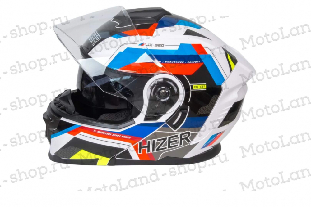 Шлем мото модуляр HIZER J920 (XL) ADVENTURE МОТОУДАЧА. Магазин мототехники и садового инвентаря с доставкой по всей России