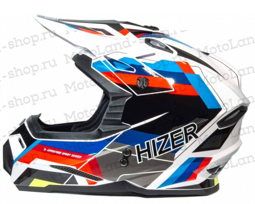 Шлем мото кроссовый HIZER J6801 №8 (M) ADVENTURE МОТОУДАЧА. Магазин мототехники и садового инвентаря с доставкой по всей России