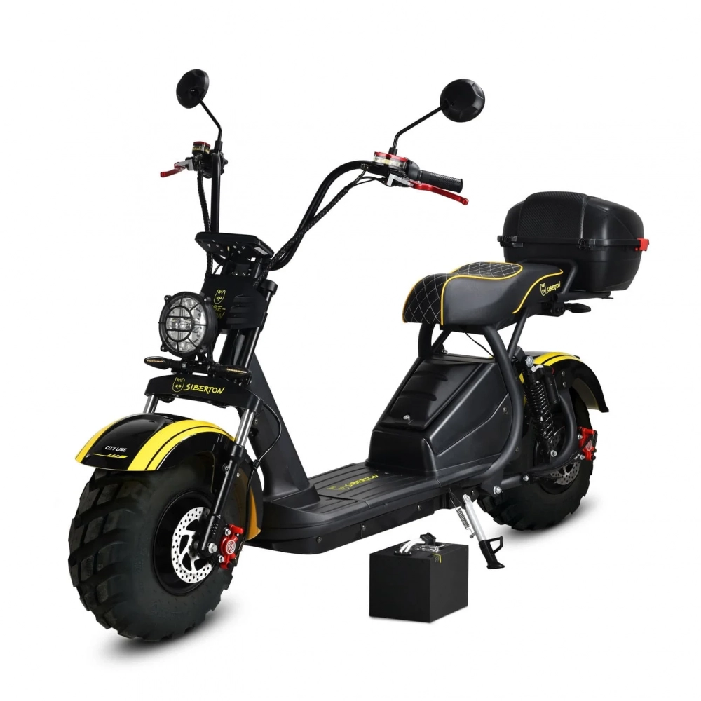 Электроскутер SIBERTON PRO 2000W МОТОУДАЧА. Магазин мототехники и садового инвентаря с доставкой по всей России