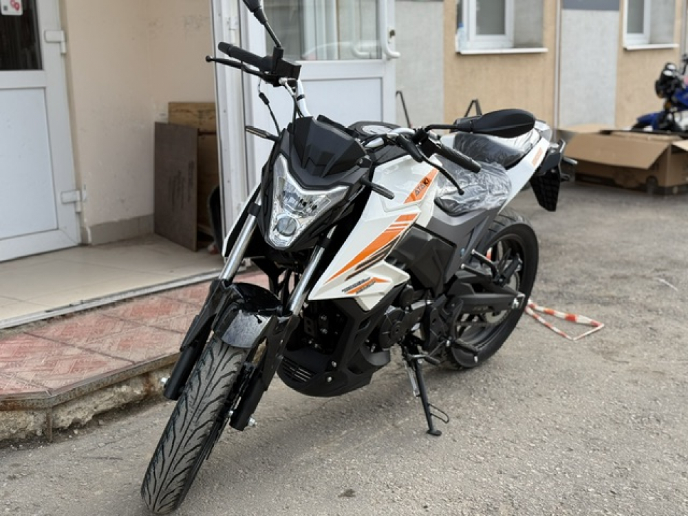 Мотоцикл ATAKI BATLLO (4T PR300 PRO 17/17 2026) ПТС белый МОТОУДАЧА. Магазин мототехники и садового инвентаря с доставкой по всей России