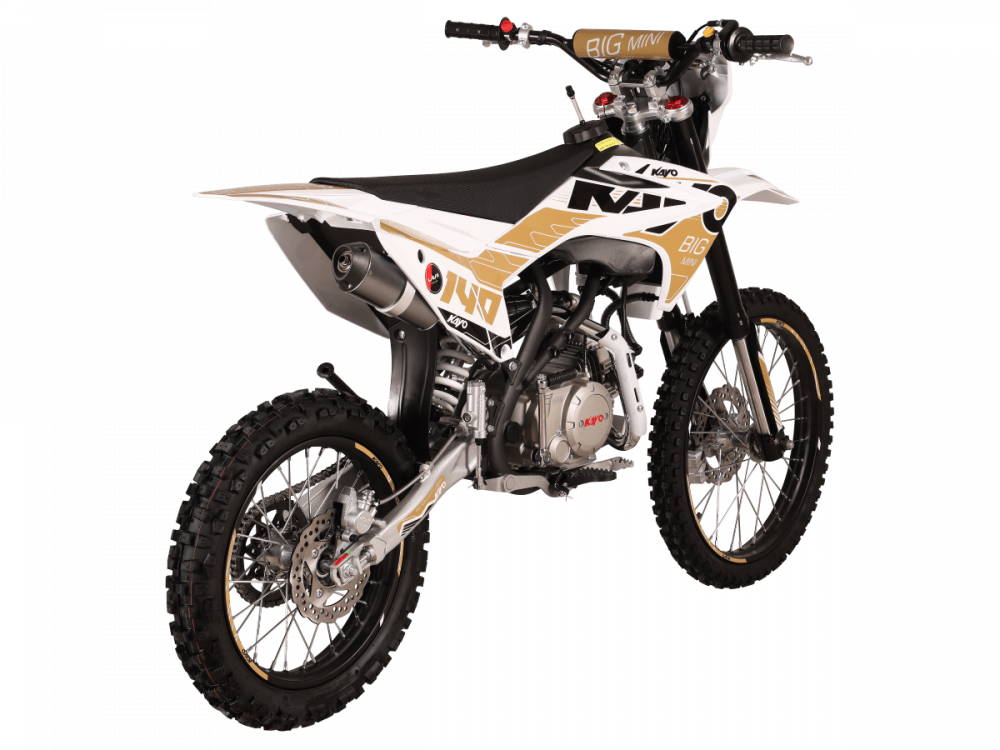 Питбайк KAYO BIG-MINI K140EM 19/16 TT (механ.сцепл., эл. стартер 2026 г.) МОТОУДАЧА. Магазин мототехники и садового инвентаря с доставкой по всей России