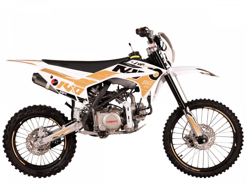 Питбайк KAYO BIG-MINI K140EM 19/16 TT (механ.сцепл., эл. стартер 2026 г.) МОТОУДАЧА. Магазин мототехники и садового инвентаря с доставкой по всей России
