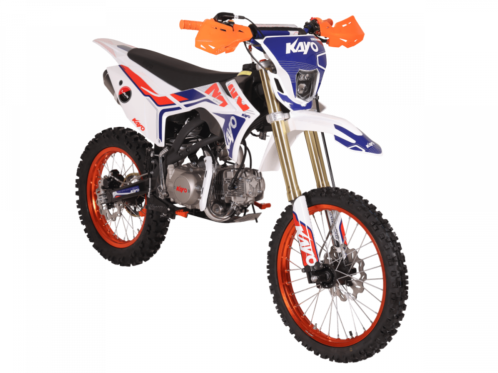 Питбайк KAYO BIG-MINI LUX K125EM 19/16 TT (механ. сцепл., эл. стартер 2026 г.) МОТОУДАЧА. Магазин мототехники и садового инвентаря с доставкой по всей России