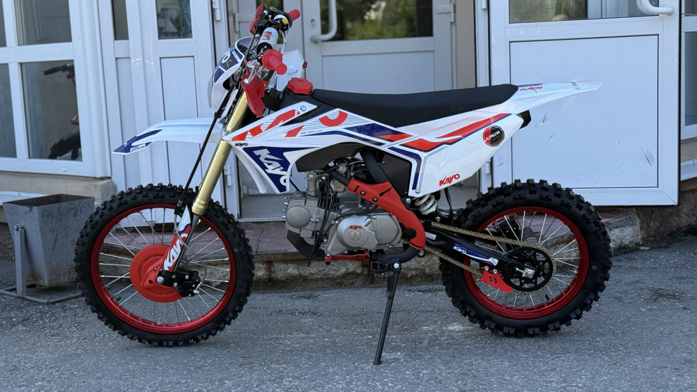 Питбайк KAYO BIG-MINI LUX K125EM 19/16 TT (механ. сцепл., эл. стартер 2026 г.) МОТОУДАЧА. Магазин мототехники и садового инвентаря с доставкой по всей России