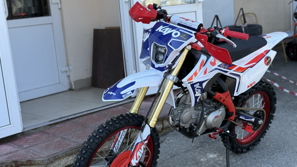 Питбайк KAYO BIG-MINI LUX K125EM 19/16 TT (механ. сцепл., эл. стартер 2026 г.) МОТОУДАЧА. Магазин мототехники и садового инвентаря с доставкой по всей России