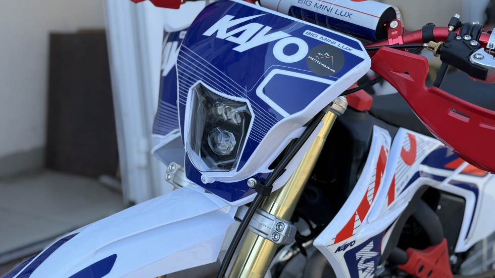 Питбайк KAYO BIG-MINI LUX K125EM 19/16 TT (механ. сцепл., эл. стартер 2026 г.) МОТОУДАЧА. Магазин мототехники и садового инвентаря с доставкой по всей России