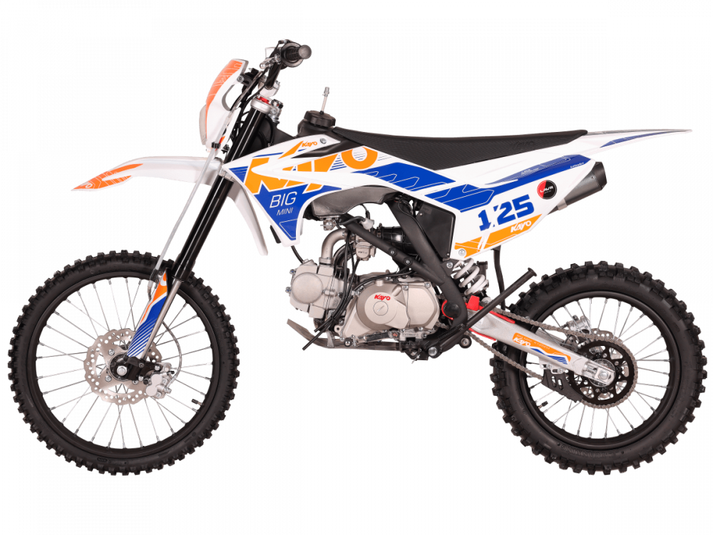 Питбайк KAYO BIG-MINI K125EM 19/16 TT (механ.сцепл.,эл. стартер)  МОТОУДАЧА. Магазин мототехники и садового инвентаря с доставкой по всей России