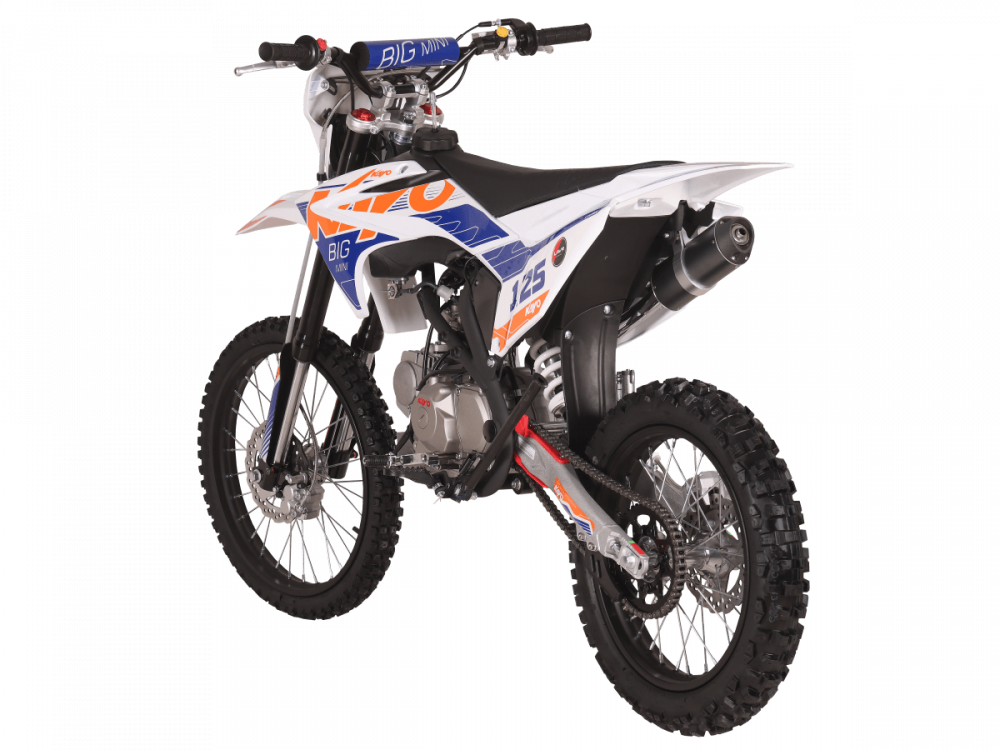 Питбайк KAYO BIG-MINI K125EM 19/16 TT (механ.сцепл.,эл. стартер)  МОТОУДАЧА. Магазин мототехники и садового инвентаря с доставкой по всей России