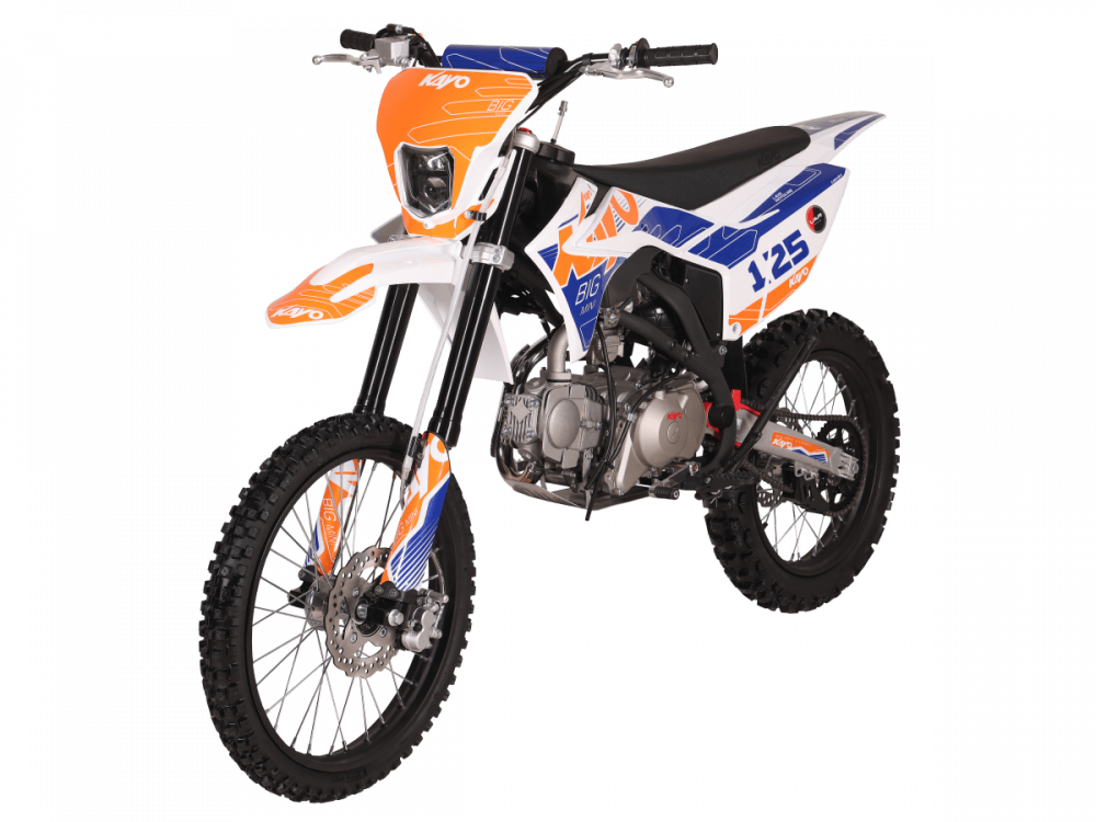 Питбайк KAYO BIG-MINI K125EM 19/16 TT (механ.сцепл.,эл. стартер)  МОТОУДАЧА. Магазин мототехники и садового инвентаря с доставкой по всей России