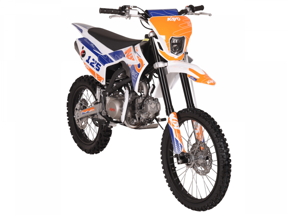 Питбайк KAYO BIG-MINI K125EM 19/16 TT (механ.сцепл.,эл. стартер)  МОТОУДАЧА. Магазин мототехники и садового инвентаря с доставкой по всей России