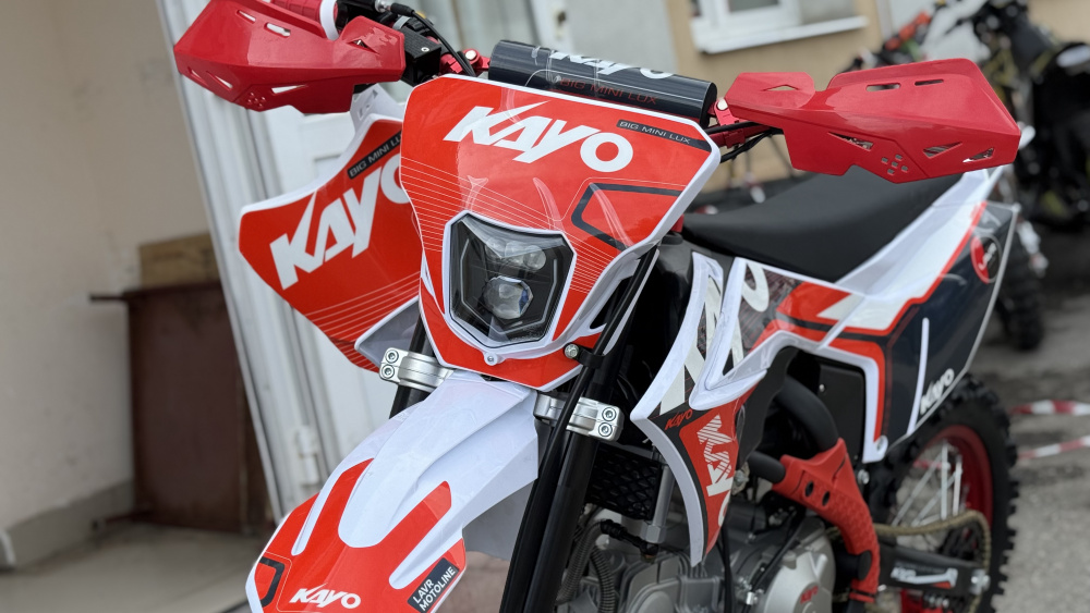 Питбайк KAYO BIG-MINI LUX K140EM 19/16 TT(механ. сцепл., эл.cтартер 2026 г.) МОТОУДАЧА. Магазин мототехники и садового инвентаря с доставкой по всей России