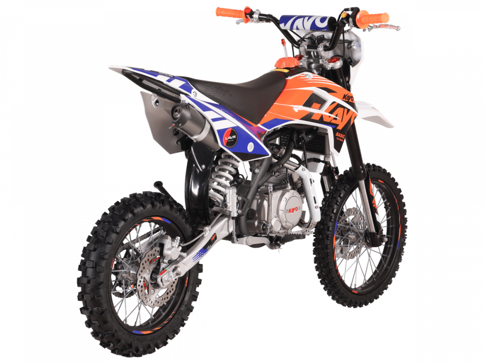 Питбайк KAYO BASIC YX140EM 17/14 KRZ (механ.сцепл., эл. стартер 2026 г.) МОТОУДАЧА. Магазин мототехники и садового инвентаря с доставкой по всей России