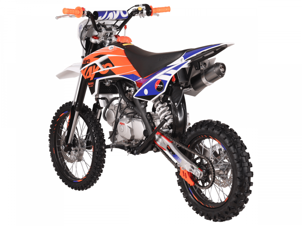 Питбайк KAYO BASIC YX140EM 17/14 KRZ (механ.сцепл., эл. стартер 2026 г.) МОТОУДАЧА. Магазин мототехники и садового инвентаря с доставкой по всей России