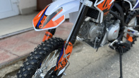 Питбайк KAYO BASIC YX140EM 17/14 KRZ (механ.сцепл., эл. стартер 2026 г.) МОТОУДАЧА. Магазин мототехники и садового инвентаря с доставкой по всей России