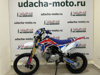 Питбайк MOTAX MX 140 (17/14) черный-белый-синий МОТОУДАЧА. Магазин мототехники и садового инвентаря с доставкой по всей России