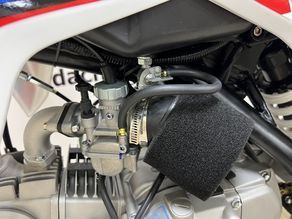 Питбайк MOTAX MX 125 (17/14) черный-белый-синий МОТОУДАЧА. Магазин мототехники и садового инвентаря с доставкой по всей России
