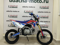 Питбайк MOTAX MX 125 (17/14) черный-белый-синий МОТОУДАЧА. Магазин мототехники и садового инвентаря с доставкой по всей России