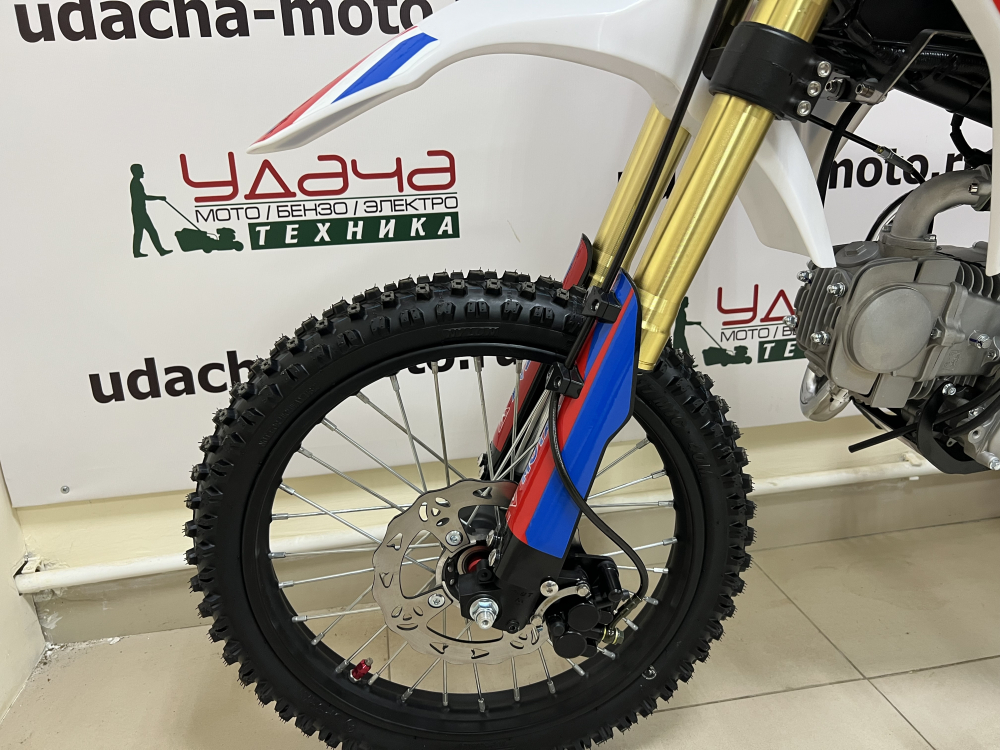 Питбайк MOTAX MX 125 (17/14) черный-белый-красный МОТОУДАЧА. Магазин мототехники и садового инвентаря с доставкой по всей России