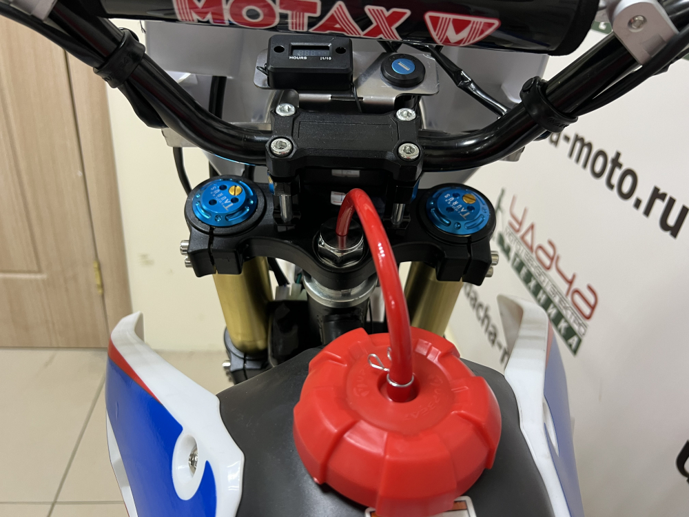 Питбайк MOTAX MX 125 (17/14) черный-белый-красный МОТОУДАЧА. Магазин мототехники и садового инвентаря с доставкой по всей России
