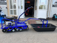 Мотобуксировщик POMOR Х-1 PRO К-7.5(8) синий МОТОУДАЧА. Магазин мототехники и садового инвентаря с доставкой по всей России
