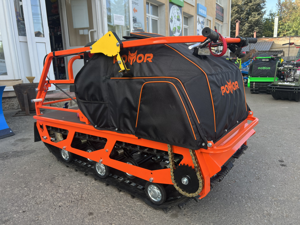 Мотобуксировщик POMOR M 500 NT PRO K15 Оранжевый Реверс редуктор Вывод реверса на руль Гидравлически МОТОУДАЧА. Магазин мототехники и садового инвентаря с доставкой по всей России