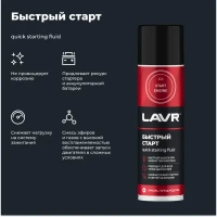 LAVR Быстрый старт 335мл МОТОУДАЧА. Магазин мототехники и садового инвентаря с доставкой по всей России