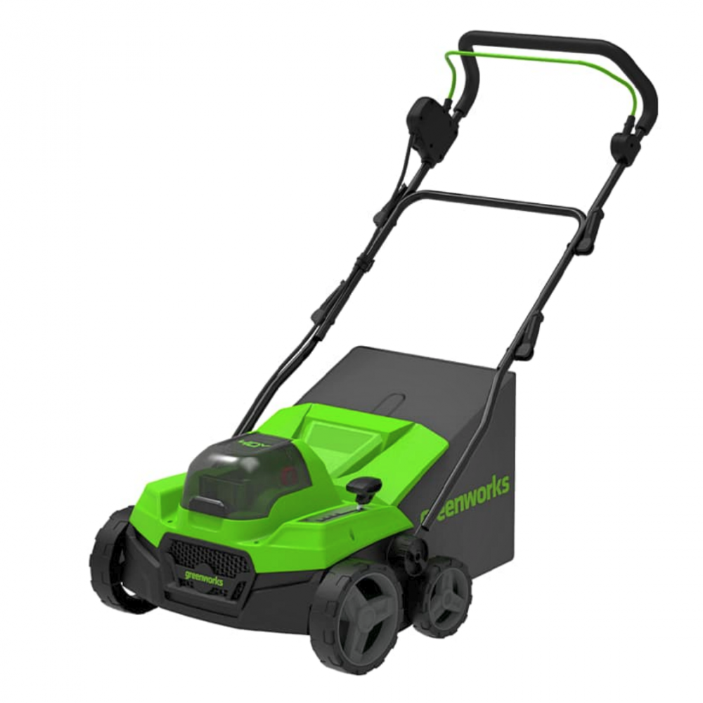 Аэратор-скарификатор аккумуляторный Greenworks , 40V, бесщеточный, без АКБ и ЗУ МОТОУДАЧА. Магазин мототехники и садового инвентаря с доставкой по всей России