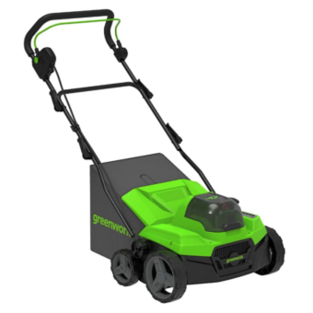 Аэратор-скарификатор аккумуляторный Greenworks , 40V, бесщеточный, без АКБ и ЗУ МОТОУДАЧА. Магазин мототехники и садового инвентаря с доставкой по всей России