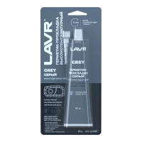 LAVR Герметик-прокладка серый высокотемпературный GREY RTV silicone gasket maker 85г МОТОУДАЧА. Магазин мототехники и садового инвентаря с доставкой по всей России