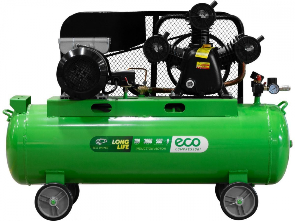 Компрессор ECO AE-1003-B70 ременной МОТОУДАЧА. Магазин мототехники и садового инвентаря с доставкой по всей России