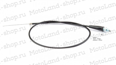 Трос газа 970мм черный МОТОУДАЧА. Магазин мототехники и садового инвентаря с доставкой по всей России
