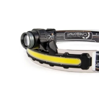 Фонарь налобный "СИБИРСКИЙ СЛЕДОПЫТ-FLOODLIGHT", 1 LED+1 COB, аккум. 220В/100/ МОТОУДАЧА. Магазин мототехники и садового инвентаря с доставкой по всей России