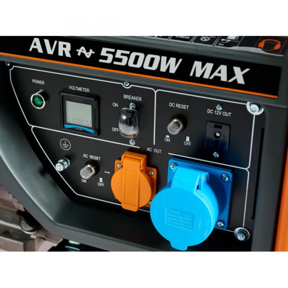 Генератор бензиновый VILLARTEC GG6300ЕWC, 5.0кВт МОТОУДАЧА. Магазин мототехники и садового инвентаря с доставкой по всей России