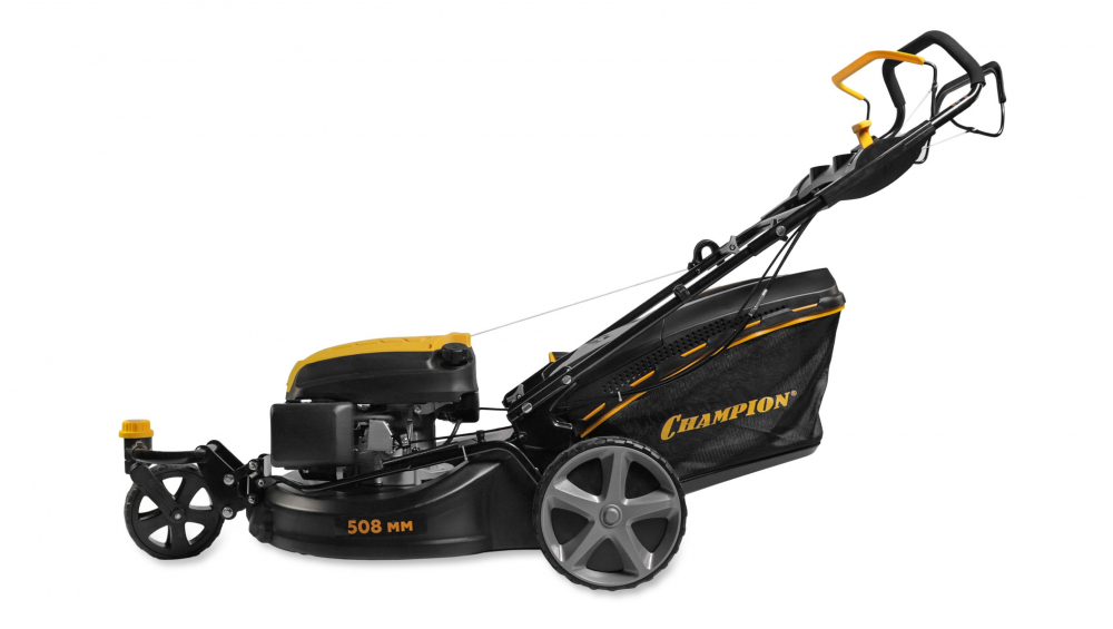 Газонокосилка CHAMPION LMZ5130/1 (3кВт привод 508мм 65л 25-75мм 1рычаг/6, 37кг4в1 3колеса1разблок) МОТОУДАЧА. Магазин мототехники и садового инвентаря с доставкой по всей России
