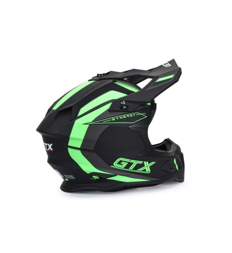 Шлем мото кроссовый GTX 635 #1 (L) GREEN МОТОУДАЧА. Магазин мототехники и садового инвентаря с доставкой по всей России