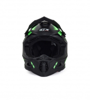 Шлем мото кроссовый GTX 635 #1 (L) GREEN МОТОУДАЧА. Магазин мототехники и садового инвентаря с доставкой по всей России