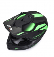 Шлем мото кроссовый GTX 635 #1 (L) GREEN МОТОУДАЧА. Магазин мототехники и садового инвентаря с доставкой по всей России