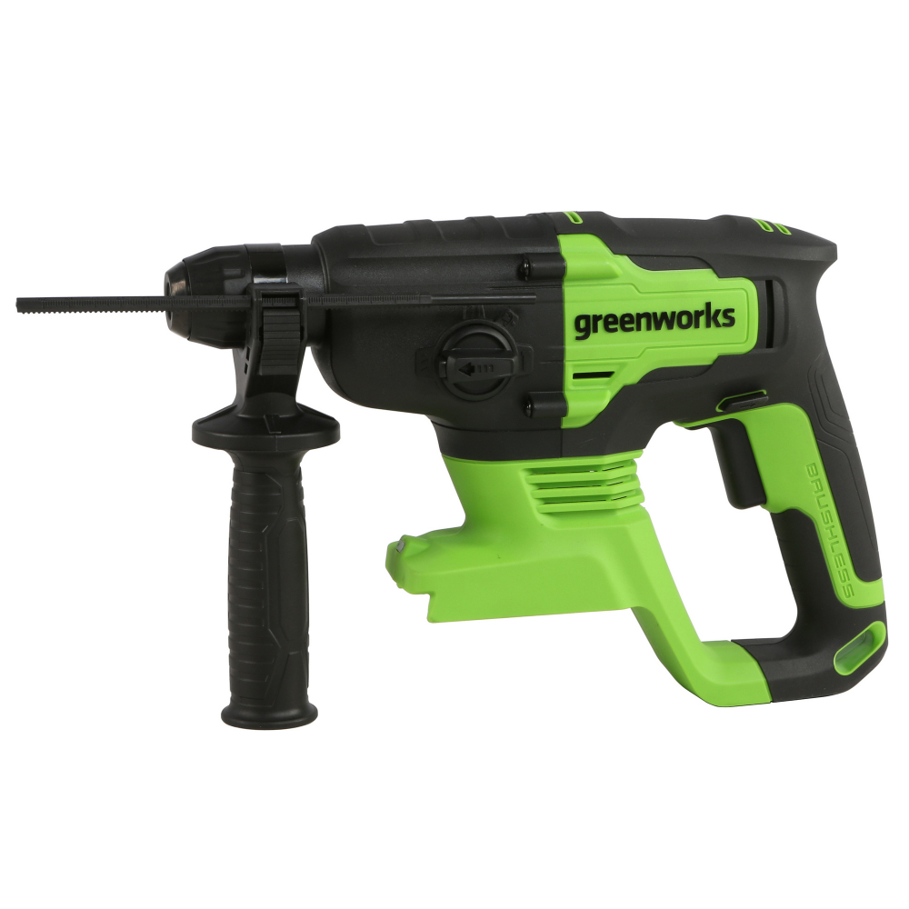 24В Перфоратор аккумуляторный G24HD, Greenworks МОТОУДАЧА. Магазин мототехники и садового инвентаря с доставкой по всей России