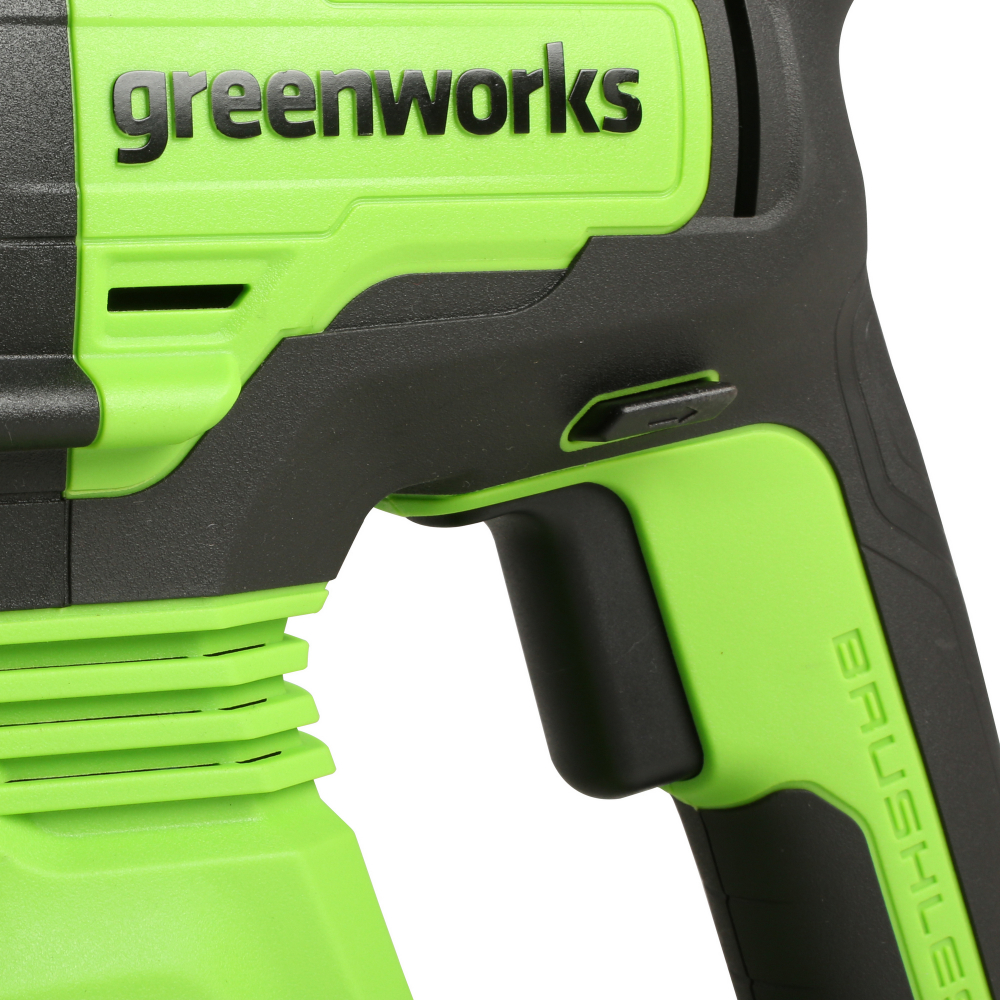 24В Перфоратор аккумуляторный G24HD, Greenworks МОТОУДАЧА. Магазин мототехники и садового инвентаря с доставкой по всей России