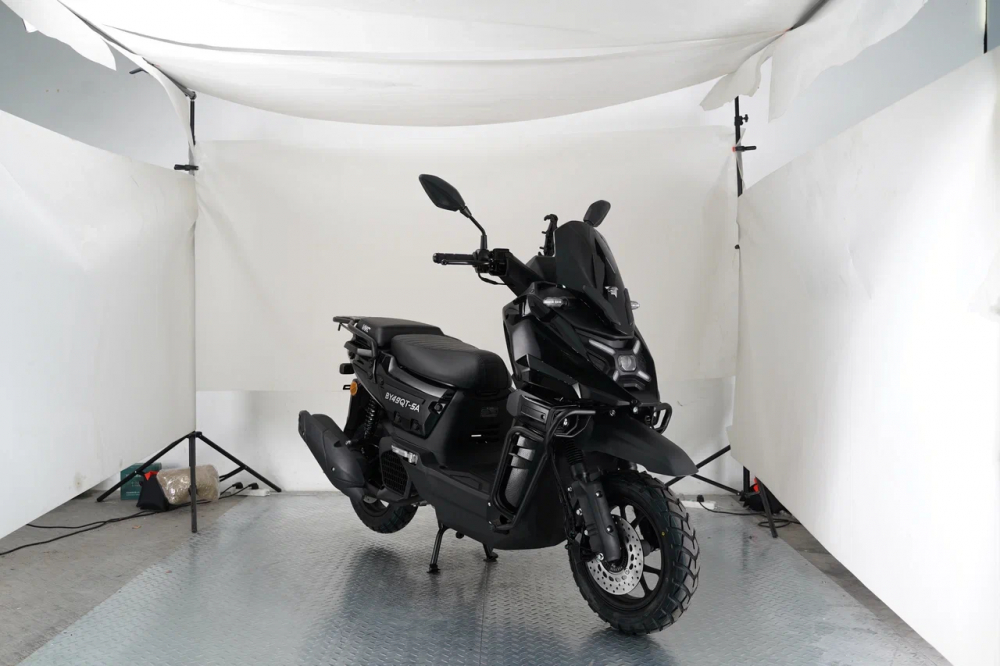Скутер VMC SMART-X 49см3 (170) LED панель, CBS, USB, СИГНАЛИЗАЦИЯ (MATT BLACK) Матовый чёрный МОТОУДАЧА. Магазин мототехники и садового инвентаря с доставкой по всей России