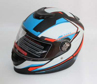 Мотошлем RACER BLD-M62 (XL) черный/синий/белый (9) интеграл, визор МОТОУДАЧА. Магазин мототехники и садового инвентаря с доставкой по всей России