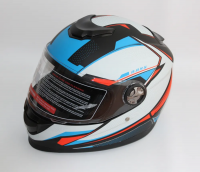 Мотошлем RACER BLD-M62 (XL) черный/синий/белый (9) интеграл, визор МОТОУДАЧА. Магазин мототехники и садового инвентаря с доставкой по всей России