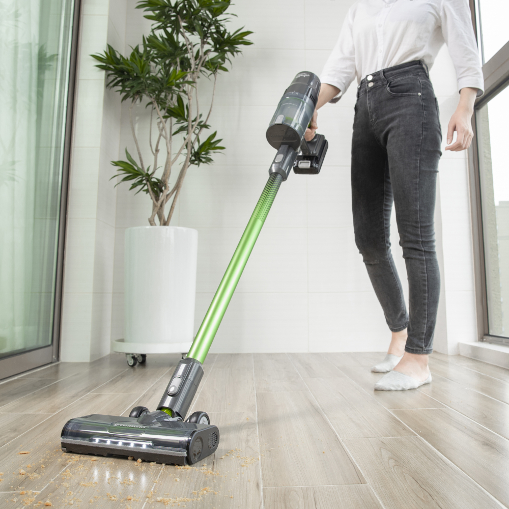 Пылесос беспроводной вертикальный аккумуляторный Greenworks 24V, с 1хАКБ 4 Ач и ЗУ МОТОУДАЧА. Магазин мототехники и садового инвентаря с доставкой по всей России