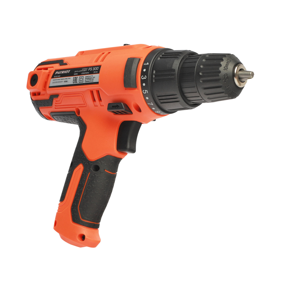 Дрель-шуруповерт сетевая PATRIOT Expert FS 300, 2 скор., мощность 300 Вт, макс. крутящий момент 35 Н МОТОУДАЧА. Магазин мототехники и садового инвентаря с доставкой по всей России
