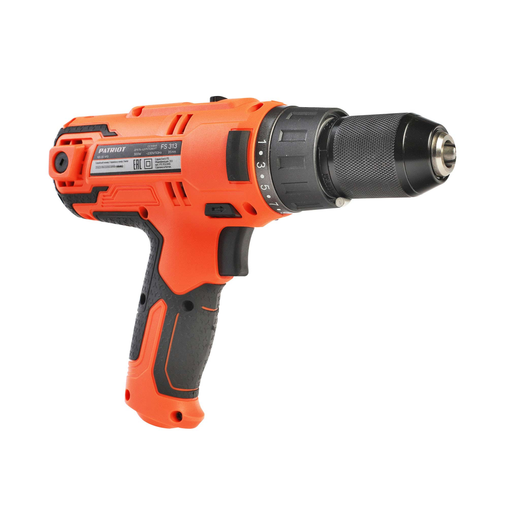 Дрель-шуруповерт сетевая PATRIOT Expert FS 313, 2 скор., мощность 300 Вт, макс. крутящий момент 35 Н МОТОУДАЧА. Магазин мототехники и садового инвентаря с доставкой по всей России