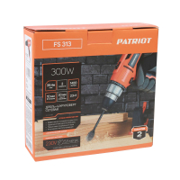 Дрель-шуруповерт сетевая PATRIOT Expert FS 313, 2 скор., мощность 300 Вт, макс. крутящий момент 35 Н МОТОУДАЧА. Магазин мототехники и садового инвентаря с доставкой по всей России