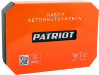 Набор автоинструмента Patriot SSP-53 "Гелиос", 1/4 DR (53 пр.), Cr-V МОТОУДАЧА. Магазин мототехники и садового инвентаря с доставкой по всей России