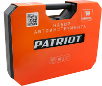 Набор автоинструмента Patriot SSP-108 "Посейдон", 1/2+1/4 DR (108 пр.), Cr-V МОТОУДАЧА. Магазин мототехники и садового инвентаря с доставкой по всей России