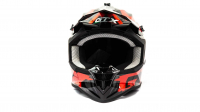Шлем мото кроссовый GTX 633 #10 (S) BLACK/RED GREY МОТОУДАЧА. Магазин мототехники и садового инвентаря с доставкой по всей России