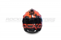 Шлем кроссовый ROCKOT RM-217 Trick (L) (серый/красный/черный глянцевый) МОТОУДАЧА. Магазин мототехники и садового инвентаря с доставкой по всей России